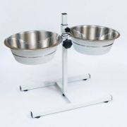 Подставка универсальная «Double Diner» 0,75 литра белые миски 3100 (В)