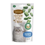 Деревенские лакомства Чистим зубы для кошек Подушечки с кремом из говядины, 30г 1/80