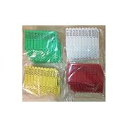 Бирка ушная TWIN м+п 10х35 зелёная с надписью 204302