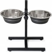 Подставка универсальная «Double Diner» 0,38 литра черные миски 3100 (А)
