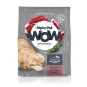 AlphaPet WOW Superpremium 7 кг д/собак для взрослых средних пород с говядиной и сердцем 1874  1/1