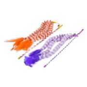 Игрушка д/кошек Дразнилка Хвостики l=41см микс 0614  1/1