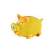 Игрушка д/собак Свинка пищалка  12.2х7.5см микс арт.30919-0106