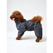 Дождевик для собаки LionPets Woopy KLM-8423 мальчик Цвет: Серый (Размер 4 (Длина спинки 28, грудь 46-56, шея 30-40))