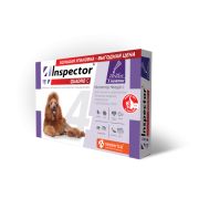 Инспектор Квадро С, Капли для собак 10-25кг, 3 шт 1/16