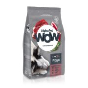 AlphaPet WOW Superpremium 2 кг д/собак взрослых средних пород с говядиной и сердцем  1/3 1577