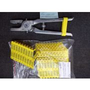 Бирка ушная TWIN м+п 10х35 желтая с надписью 1/100шт 2043001