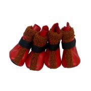 Унтики ЭКО «Кожики» каракуль/полоска, красн, 3