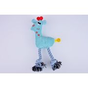Игрушка д/собак Жираф пищалка 26х11х4см микс 1109