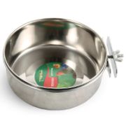 Миска д/птиц металлич.с винтом 0,55л 77630С  30261050 Триол,,