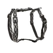 Triol Шлейка анатомическая нейлоновая «Ромбы» S, черная, 15*400-550мм