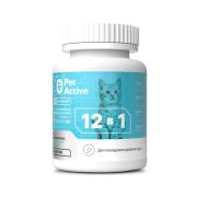 PetActive витаминно - минеральный комплекс 12 в 1 для котят, беременных и кормящих кошек 50гр  1/35--