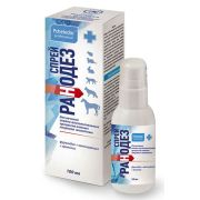 Ранодез 100мл (спрей для обеззараж. и лечения гнойно-восп. процес. кожн. покровов  жив Арт.1133 1/36