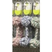 Игрушка для собак Гантель NUNBELL  канатная 22х7см, микс арт.31019-0199 Код262514