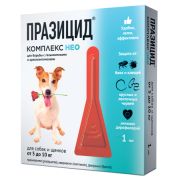 Празицид комплекс НЕО д/собак и щенков от 5 до 10 кг 7988 1*1,1 мл 1/40  10%