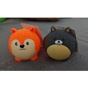 Игрушка д/собак Зверята-пищалка WOGY d=8см, микс арт.2025-2175 Код276187