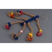 Игрушка WOGY д/птиц Кольца 40х10см, микс арт.2024-8794 Код275319