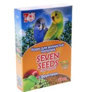 SEVEN SEEDS Корм д/волнистых попугаев 500гр с фруктами  1/12   S103