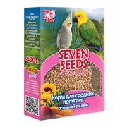 SEVEN SEEDS SPECIAL Корм д/средних попугаев 400гр основной рацион  1/12  S205