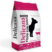 Delicana сух.д/собак мелких пород говядина с овощами 400г 1/20 2641