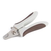 Когтерез WOGY Brown style д/животных 14х6.5см с ограничителем и стопором, прорезиненные ручки арт.2024-6517 Код273918