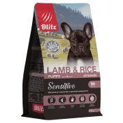 BLITZ Sensitive 1,8 кг Puppy LAMB & RICE All Breeds (ягненок и рис) корм д/щенков всех пород  0939