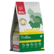 Blitz Cat Vetline Urinary 0,4 кг д/кошек корм диет. при мочекам. болез.струвит. типа 2803