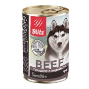 BLITZ Sensitive 400 гр д/с КОНС. Говядина/индейка 1/12 1006