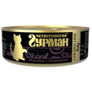 Гурман Голден 100,0 д/котят индейка с потрошками в желе 6946  1/24