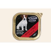 Натуральная формула 100,0 д/соб Бычье сердце в желе (ламистер) 1/15