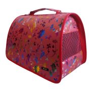 Сумка 43*27*27 д/животных Люкс №3 «MAVA» (красный)