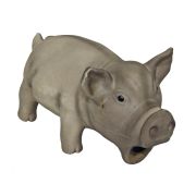 Игрушка д/собак Свинка 15см хрюкающий  5237