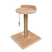 Когтеточка-столбик №1 полка джут крем-брюле «Зверьё Моё»