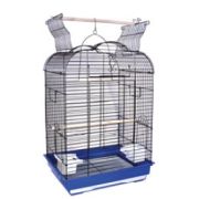 Клетка д/птиц 47,5*36*68см Триол 6005(металл пластик раст.между прутьями 17,3мм) 50691032