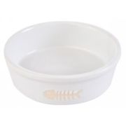 Миска керам. 0,18л 10*10*3,8 см 9104 белая с беж.рыбьей костью