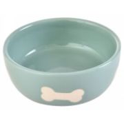 Миска керам. 0,2л  11*11*4см 9107 серая с беж.косточкой