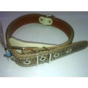 Ошейник №25 2слоя неукраш кольц посеред 40-53см АРТ626