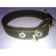 Ошейник №20 34-42см брезентовый  2 слоя 027*