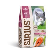 SIRIUS д/кошек 1,5кг Лосось и рис 0631   6/24
