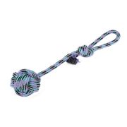 Игрушка д/собак Мяч плетеный с ручкой NUNBELL 38х5.5см микс арт.31019-0209