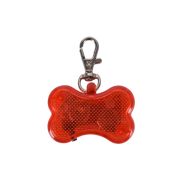 Брелок-адресник д/собак NUNBELL 5.7х4.3см 2LED, 3режима, батарейки в комплекте, микс арт.1