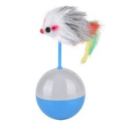 Игрушка д/кошек неваляшка Мышка h=12см d=5.5см микс 0251
