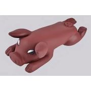 Игрушка д/собак Свинка пищалка 22х10х8.5см тельняшка арт.SASP8219-1