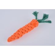 Игрушка д/собак Морковка плетеная 22х3см 0227  1/12