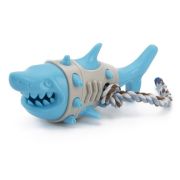 Игрушка д/собак Акула WOGY Extra strong 20х10х8см с канатом арт.2024-6489