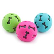 Игрушка д/собак Мяч NUNBELL d=7.5см пищалка микс арт.10922-6265