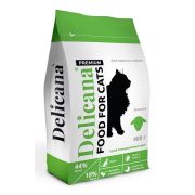 DELICANA Сух.д/кошек Ягненок 400г 1/20 3150