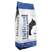 Delicana сух.д/собак средних пород лосось с рисом 2кг 1/6 2016