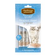 Деревенские лакомства для кошек «Нежное пюре из тунца» 4*10гр 1/200