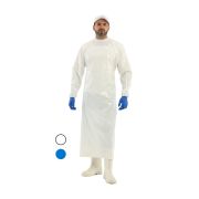 Фартук ЛАРИСАН® КОМБО полиуретановый с рукавами (90 см х 70 см белый)